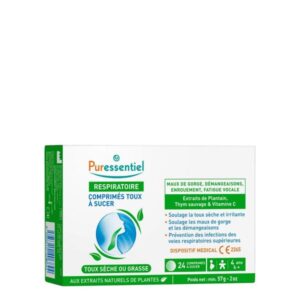 Viên Ngậm Giảm Ho Đau Họng Puressentiel Respiratoire